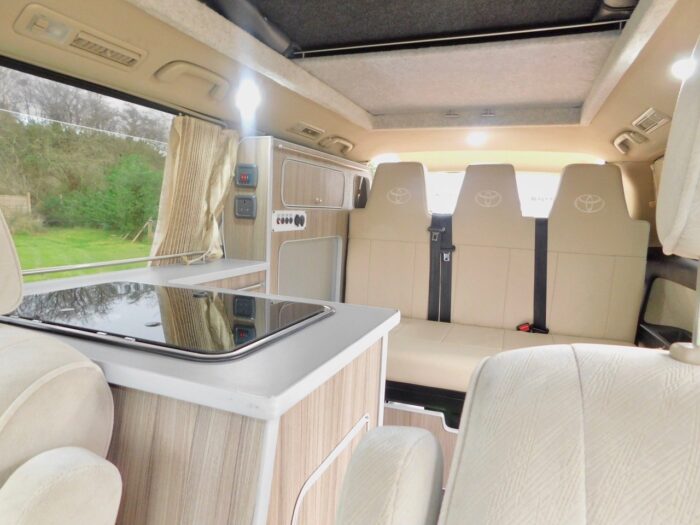 Toyota Alphard AUTOMATIC Petrol 2 Plus 2 Pop Top Campervan,  5 x 3 Point Seat Belts,  Extra Wide BED £22,999 - Image 10