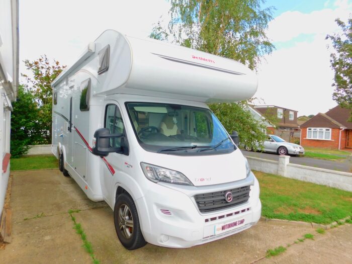 Dethleffs Trend 7877/2 Luxury 6 Berth Fiat 2.3 180 BHP Motorhome. 2019 with Only 8,000 miles. One Owner from New. Euro 6. ULEZ Compliant. A Perfect Touring Motorhome. Bright Open and Spacious….£75,999
