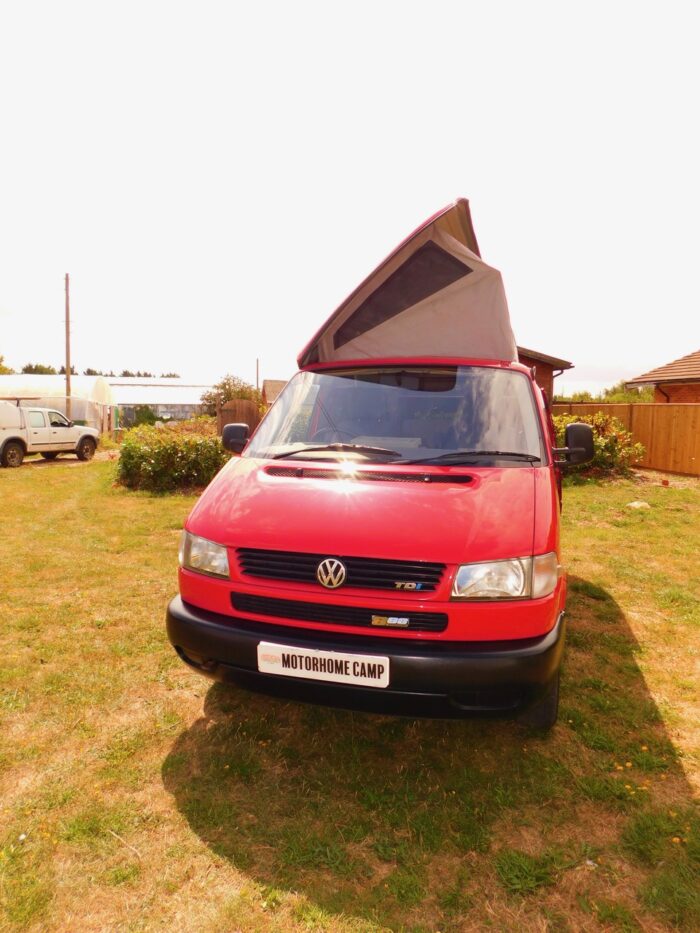 Bilbos VW T4 888 Special Edition Side Raising Pop Top Roof 2 Plus 2 Berth with Side Raising Roof and with Extra Wide Double Beds. 2003. Can be used as your Everyday Vehicle. £17,999
