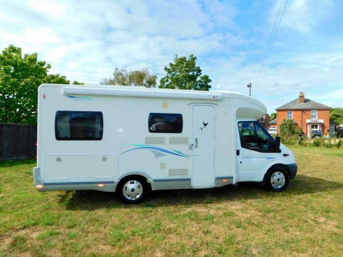 Chausson Flash 14 2012 Ford 2.2 Ddci. 3 to 4 Berth with 4 x 3Point Seat Belts and Only 26,000 miles from New Complete with Cab AIR CONDITIONING, Roof Mounted Solar Panel, Large Roll Out Awning and Bike Rack Deposit Taken - Image 3