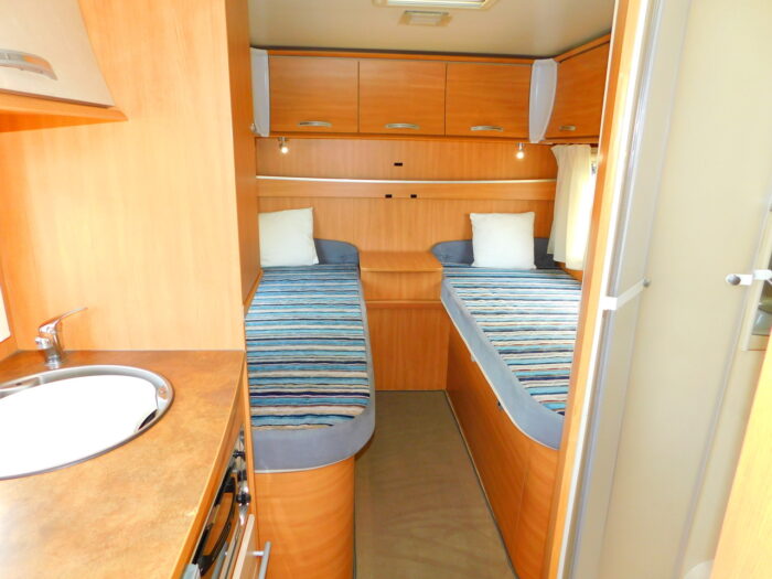 Chausson Flash 14 2012 Ford 2.2 Ddci. 3 to 4 Berth with 4 x 3Point Seat Belts and Only 26,000 miles from New Complete with Cab AIR CONDITIONING, Roof Mounted Solar Panel, Large Roll Out Awning and Bike Rack Deposit Taken - Image 24