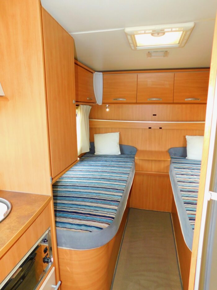 Chausson Flash 14 2012 Ford 2.2 Ddci. 3 to 4 Berth with 4 x 3Point Seat Belts and Only 26,000 miles from New Complete with Cab AIR CONDITIONING, Roof Mounted Solar Panel, Large Roll Out Awning and Bike Rack Deposit Taken - Image 25
