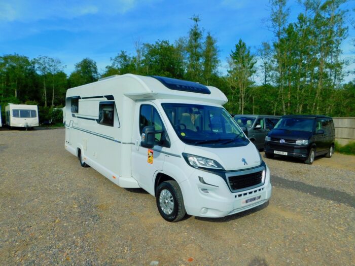Bailey Autograph 79-4 Luxury 4 Berth with 4 x 3 point Seat Belts, Walk Around Rear Island Bed and Spacious Lounge and Only 11,416 miles from New. £52,999
