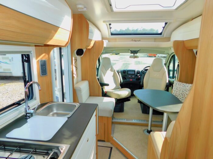Bailey Autograph 79-4 Luxury 4 Berth with 4 x 3 point Seat Belts, Walk Around Rear Island Bed and Spacious Lounge and Only 11,416 miles from New. £52,999 - Image 8