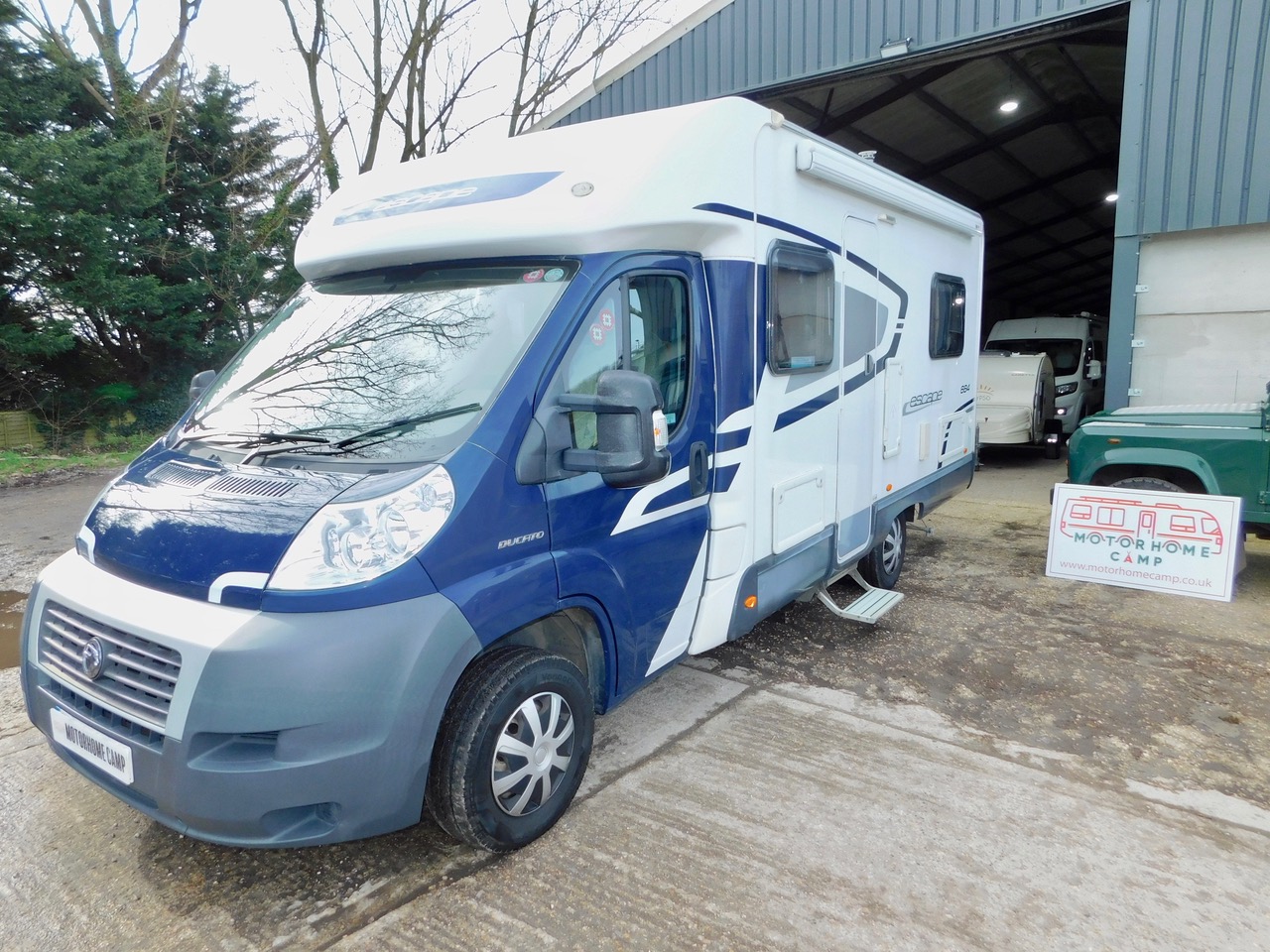 Swift Escape 664. Fiat 2.3 4 Berth with 4 x Seat Belts. Fixed French Corner Bed. Only 32,000 miles and One Owner from New. June 2012. 6-7m Long or 6.85m with the fitted Bike Rack. £32,999